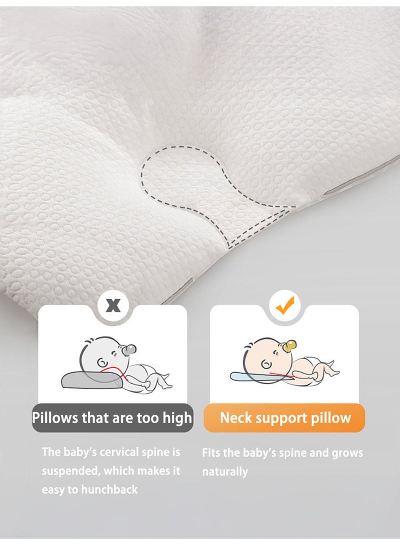 PureTuti Flat headrest and baby pillow 100% cotton, antibacterial, sweat-proof cute pillow baby，headrest， Newborn must haves - Image 3